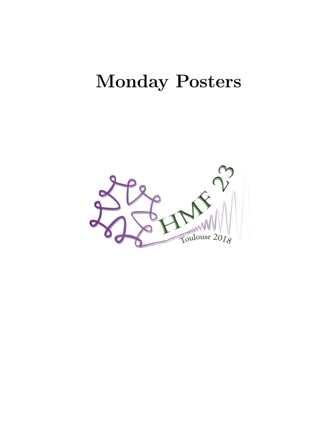 Abstracts Monday Poster Session