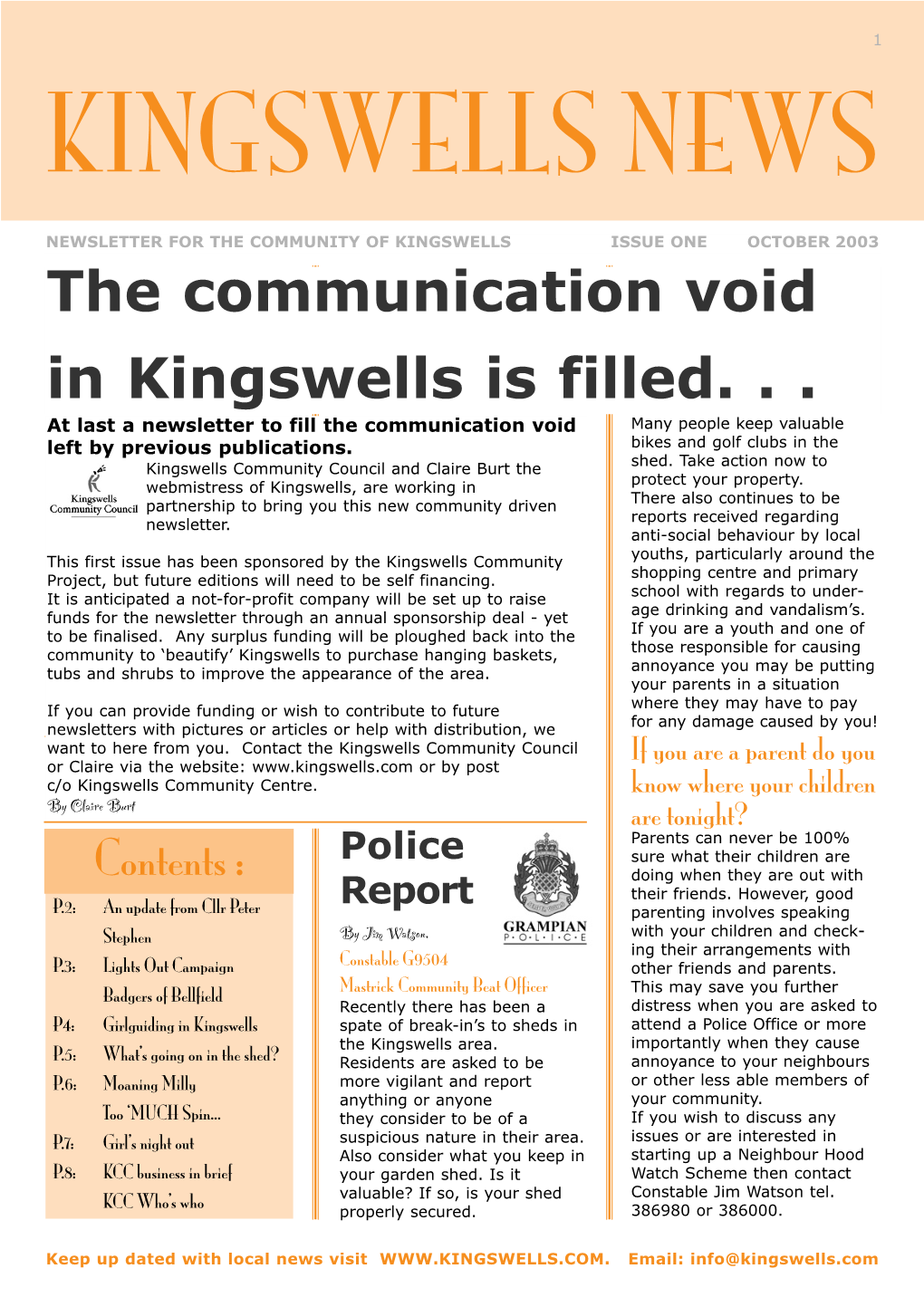 Kingswells News