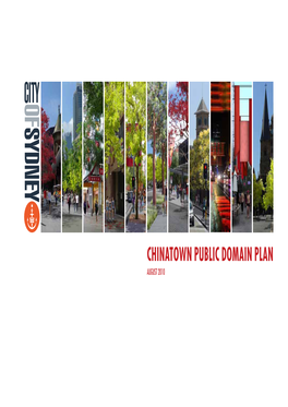 Chinatown Public Domain Plan August 2010