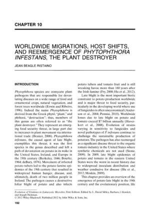 Worldwide Migrations, Host Shifts and Reemergence Of