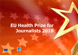 EU Health Prize for Journalists 20 0