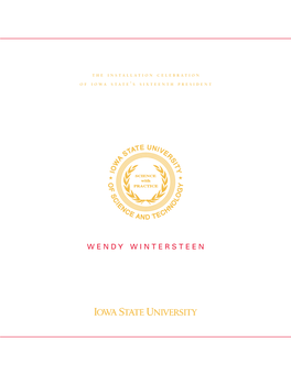 Wendy Wintersteen, President of Iowa State University of Science and Technology
