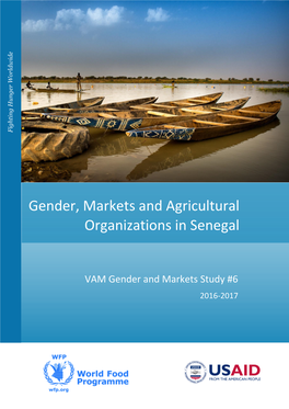 Gender, Markets and Agricultural Organizations in Senegal