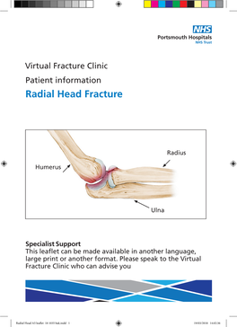 Radial Head Fracture