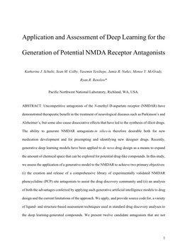 Application and Assessment of Deep Learning for the Generation Of
