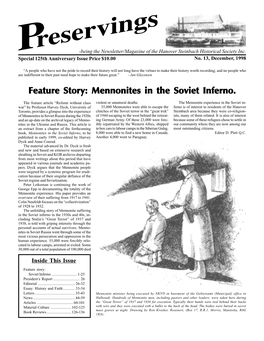 Issue No. 13, December 1998