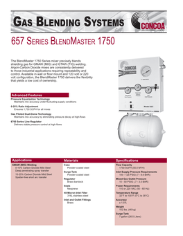 Gas Blending Systems