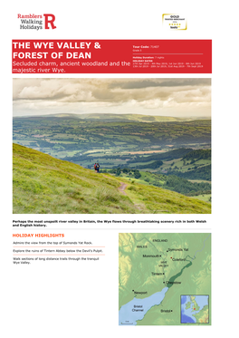 The Wye Valley & Forest of Dean