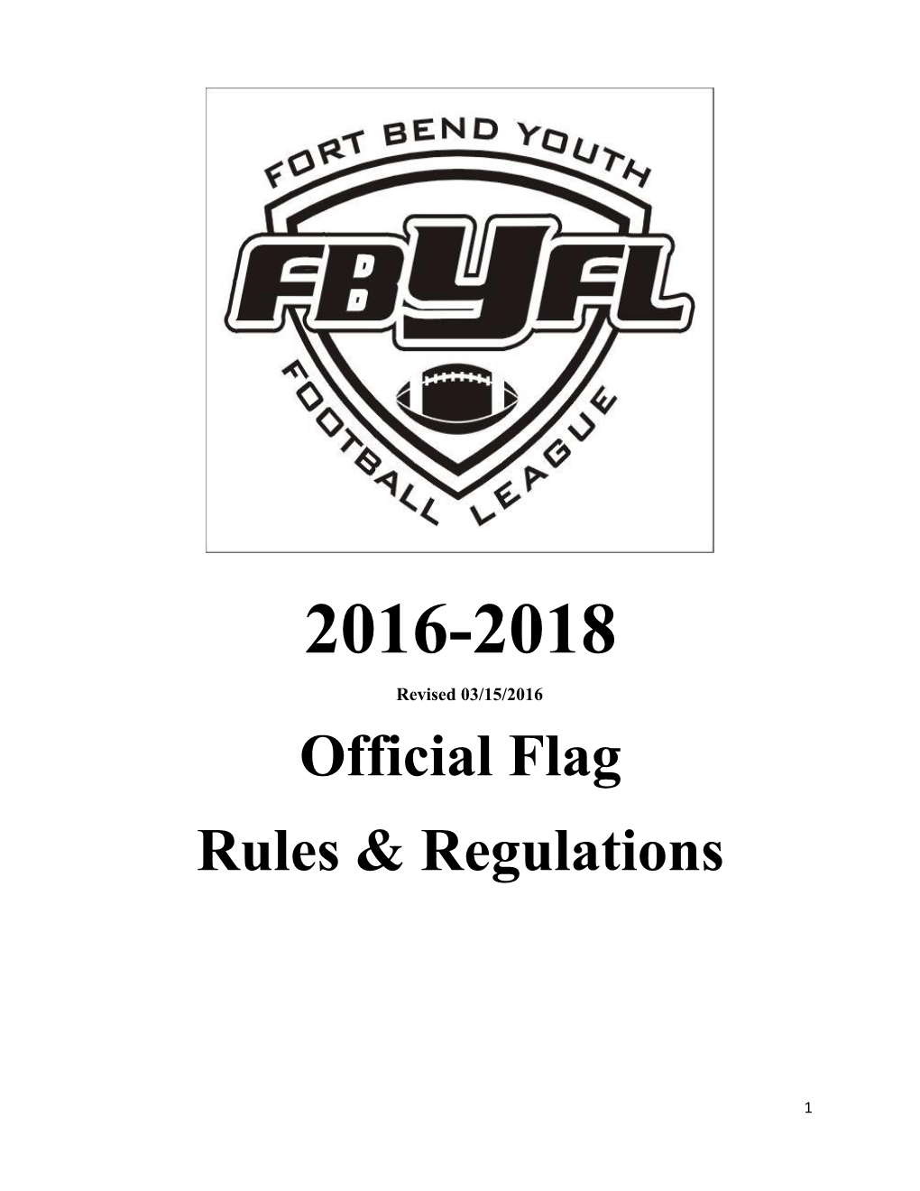 Official Flag Rules & Regulations