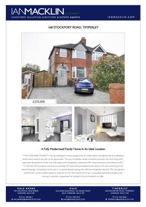 168 Stockport Road, Timperley £370,000