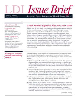 Issue Brief Oct/Nov 2006