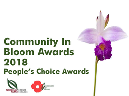 Community in Bloom Awards 2018