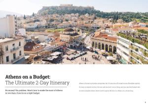 Athens on a Budget: the Ultimate 2-Day Itinerary