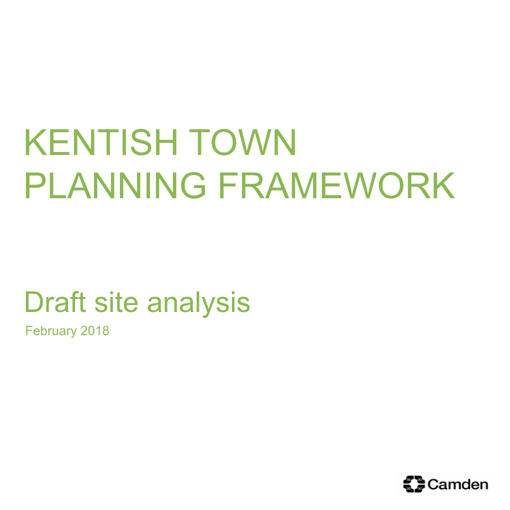 Kentish Town Planning Framework