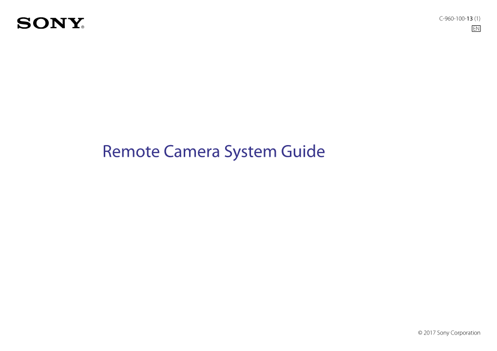 Remote Camera System Guide