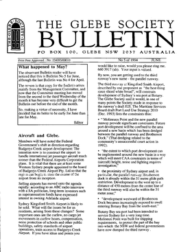 Glebe Society Bulletin 1994 Issue 05