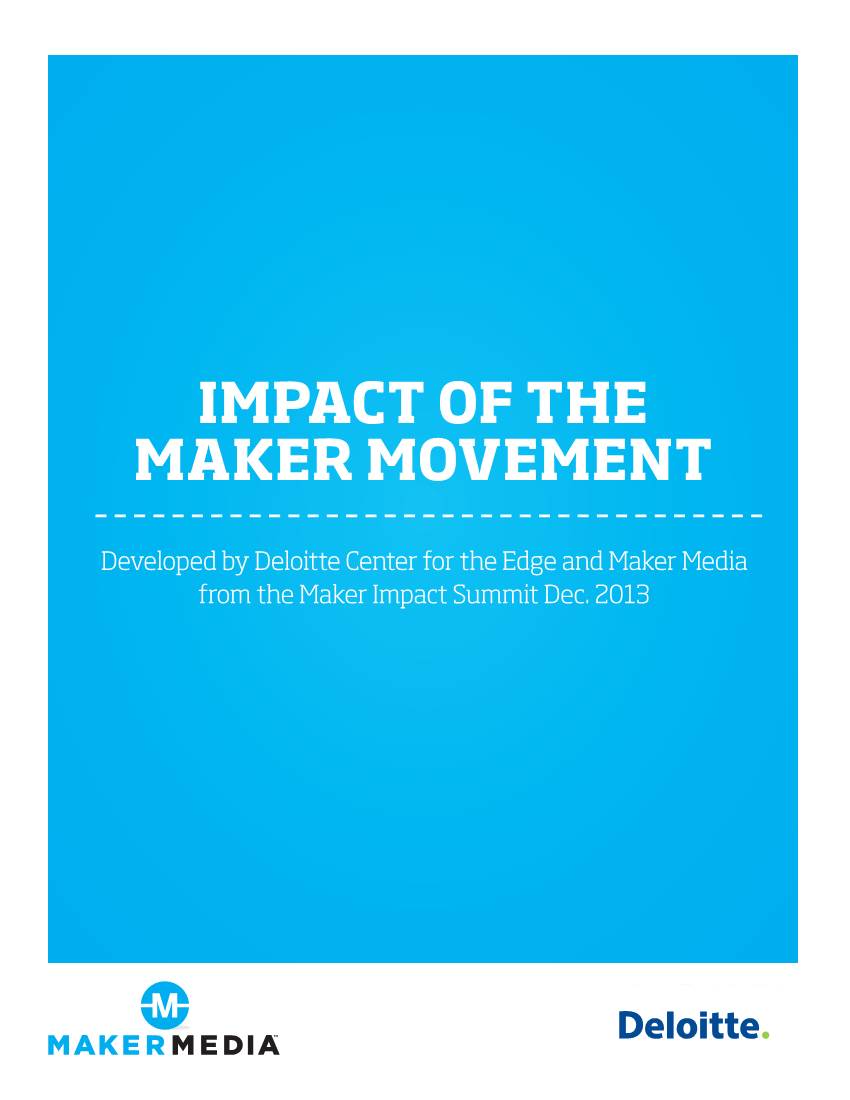 Impact of the Maker Movement