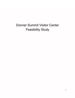 Donner Summit Visitor Center Feasibility Study