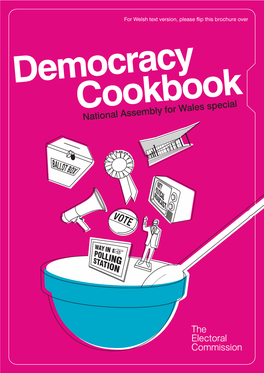 Democracy Cookbook National Assembly for Wales Special