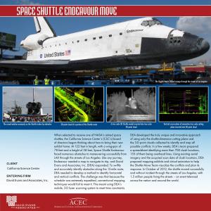 Space Shuttle Endeavor Move Award Board