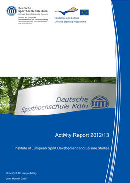 Activity Report 2012/13