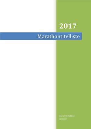 Marathontitelliste