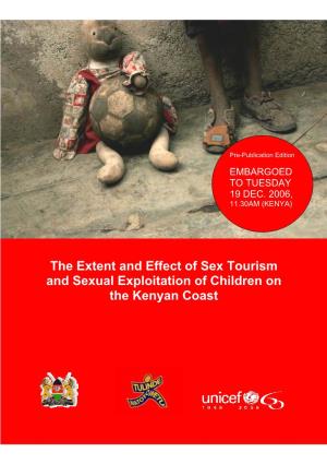 The Extent and Effect of Sex Tourism and Sexual Exploitation of Children