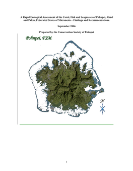 1 a Rapid Ecological Assessment of the Coral, Fish and Seagrasses Of