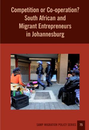 South African and Migrant Entrepreneurs in Johannesburg