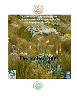 Lesotho Fourth National Report on Implementation of Convention on Biological Diversity