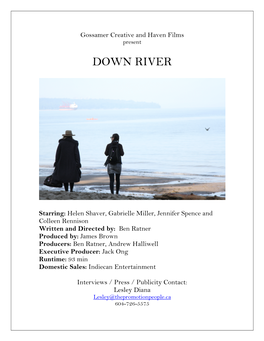 Down River PRESS KIT Finalaug29