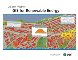 GIS for Renewable Energy