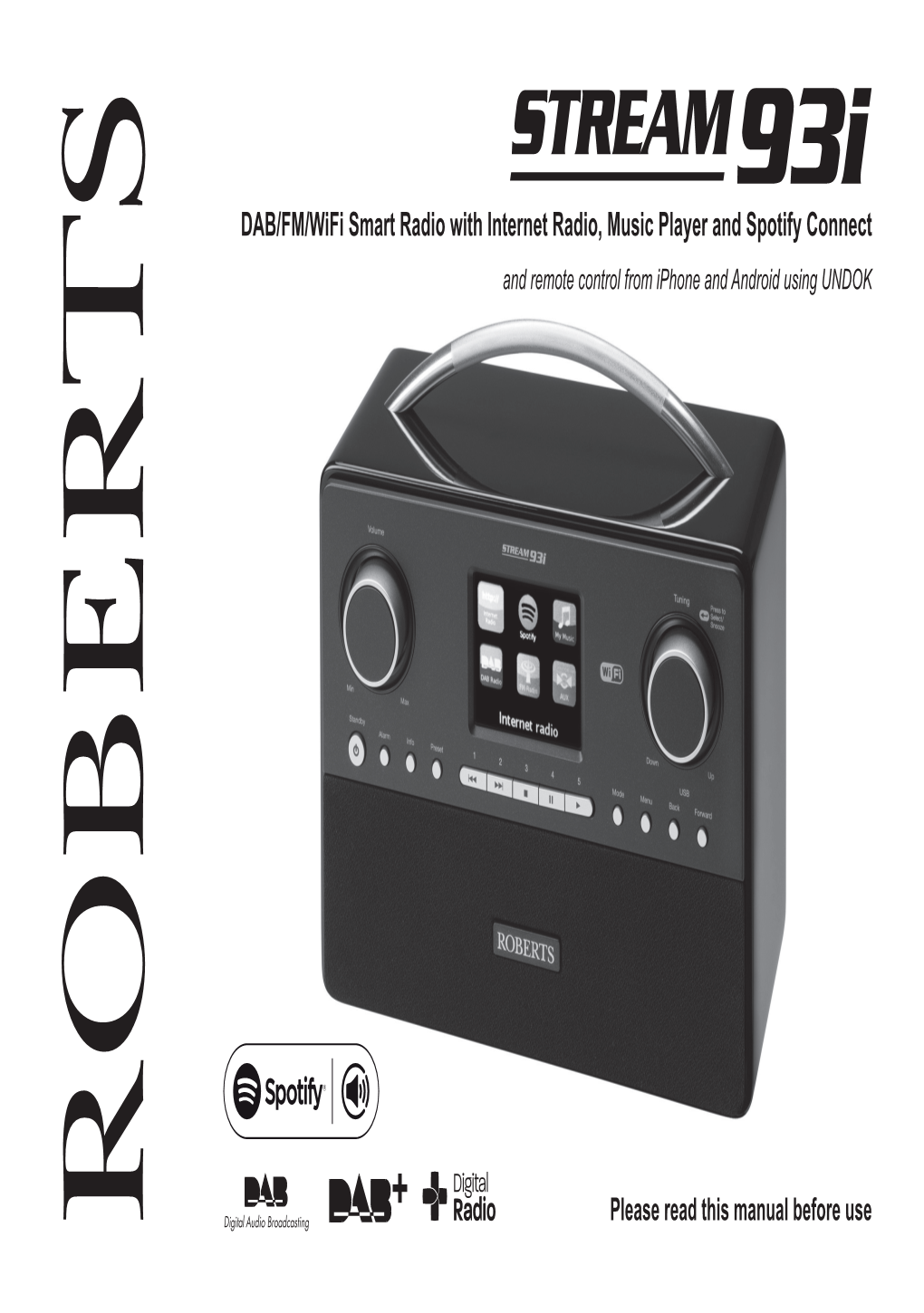 ROBER TS DAB/FM/Wifi Smart Radio with Internet Radio, Music Player