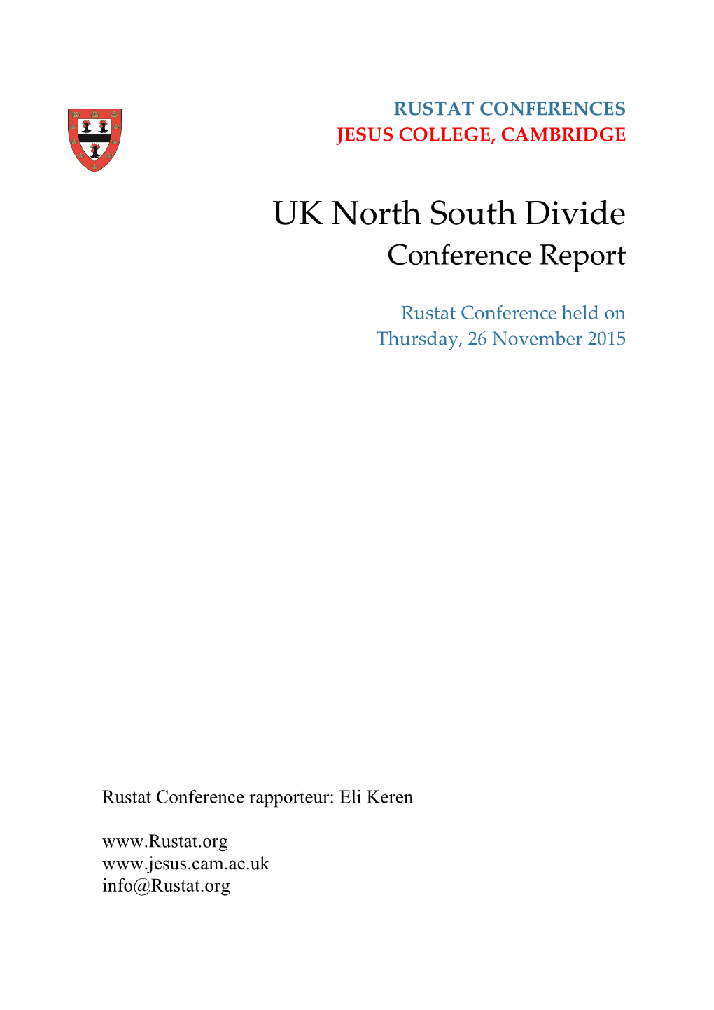Download Rustat Conference UK North South Divide 0.Pdf