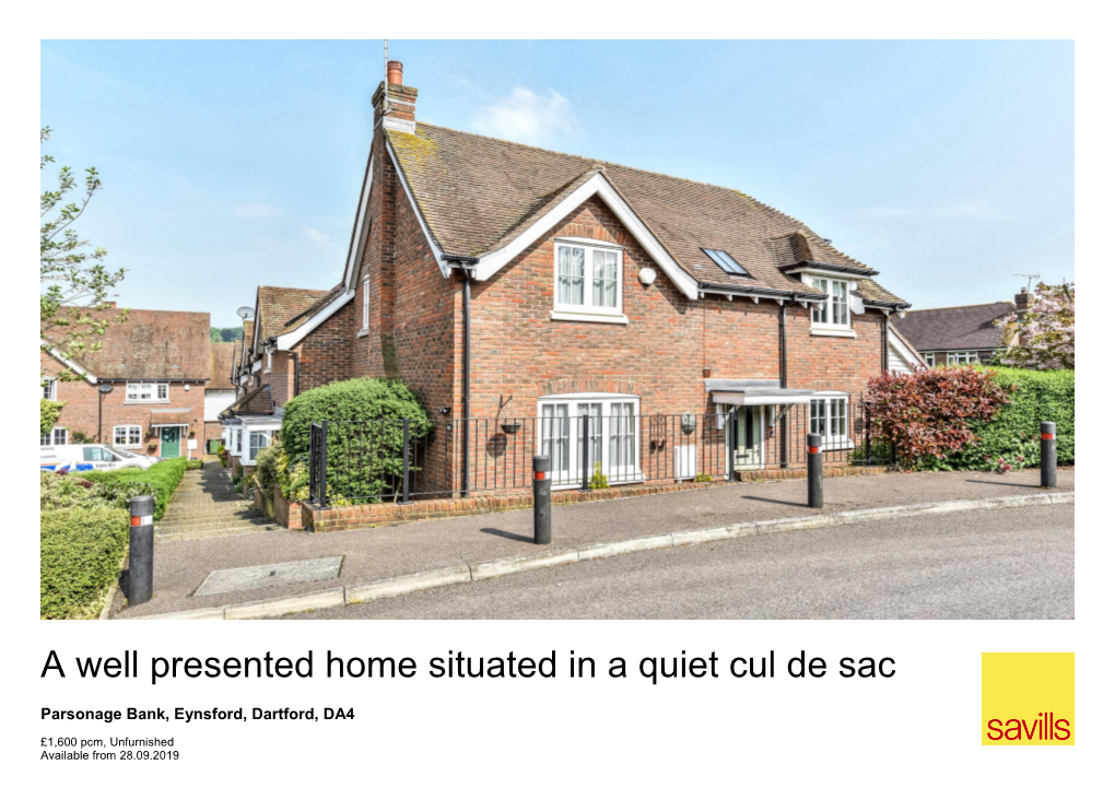 A Well Presented Home Situated in a Quiet Cul De Sac