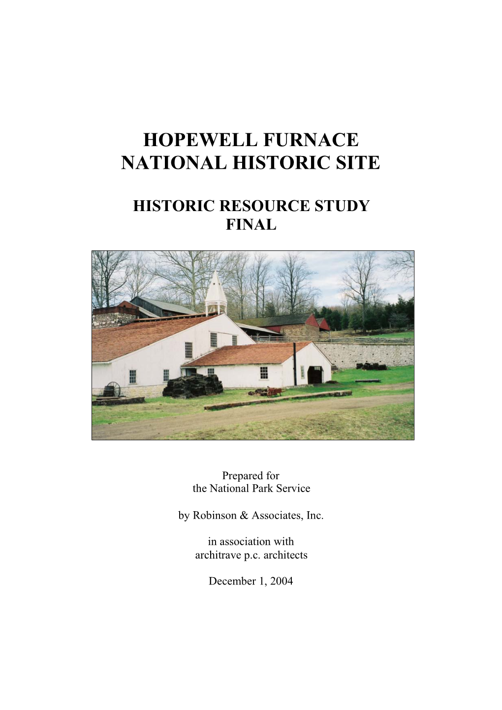 Hopewell Furnace National Historic Site