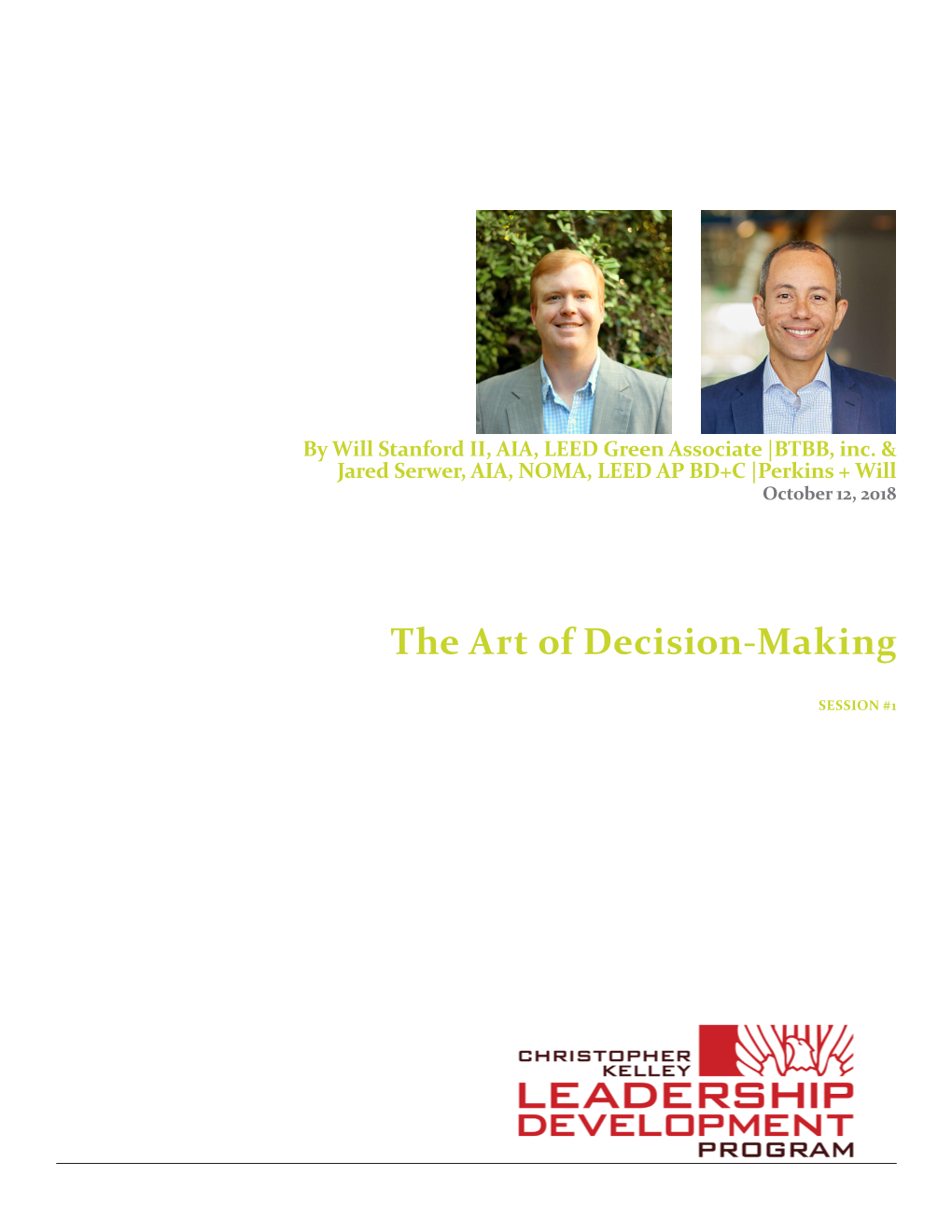 The Art of Decision-Making