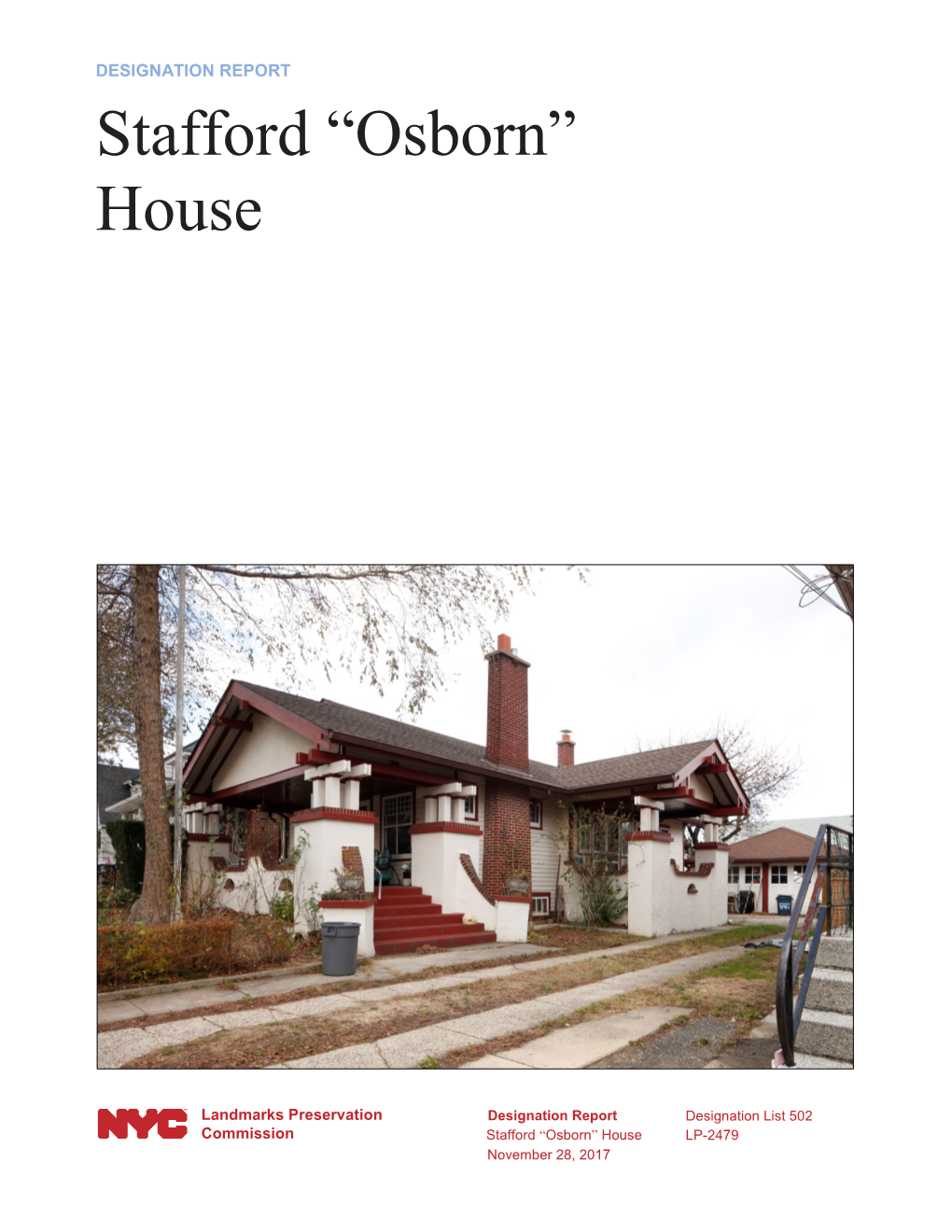 Stafford “Osborn” House