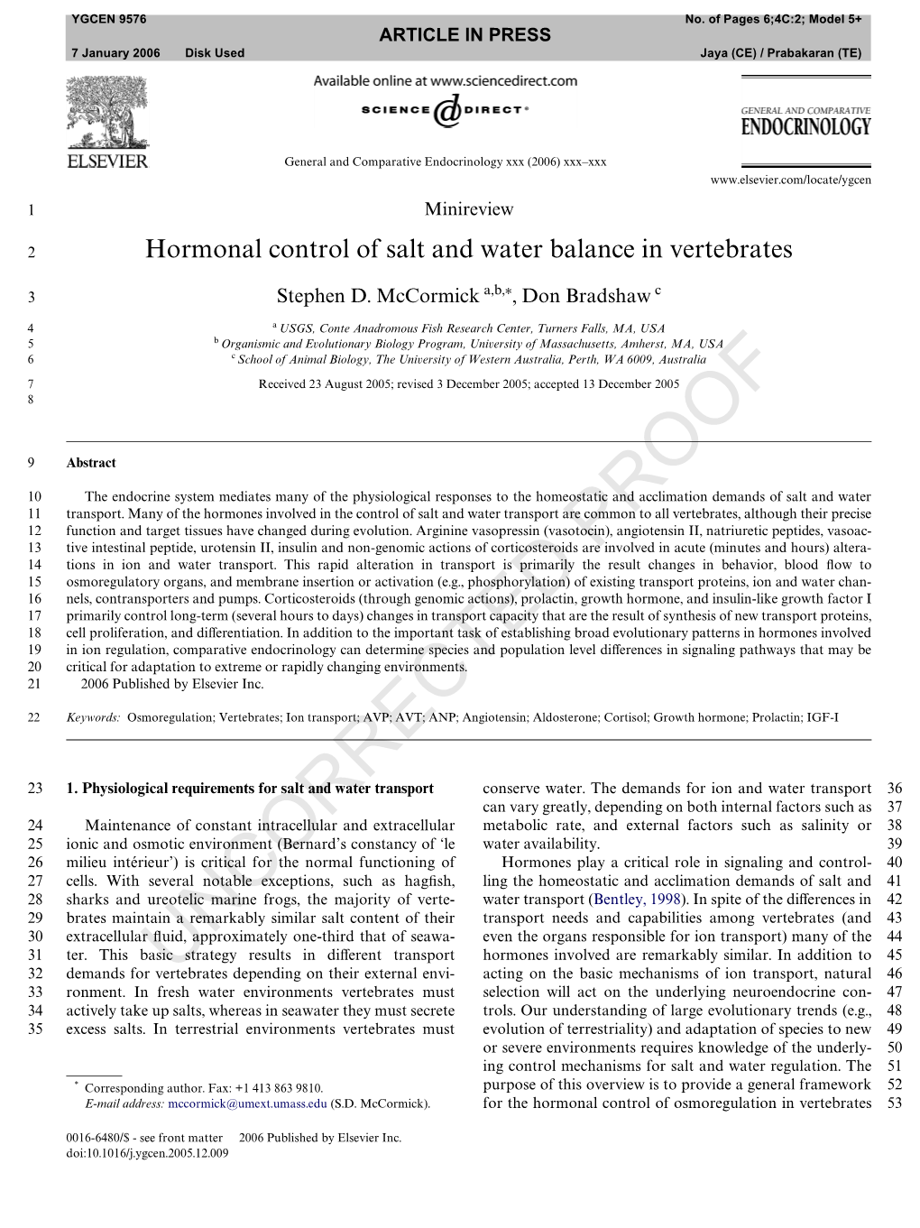 Gce 06 Hormonal Control Vert Review Article Proof.Pdf