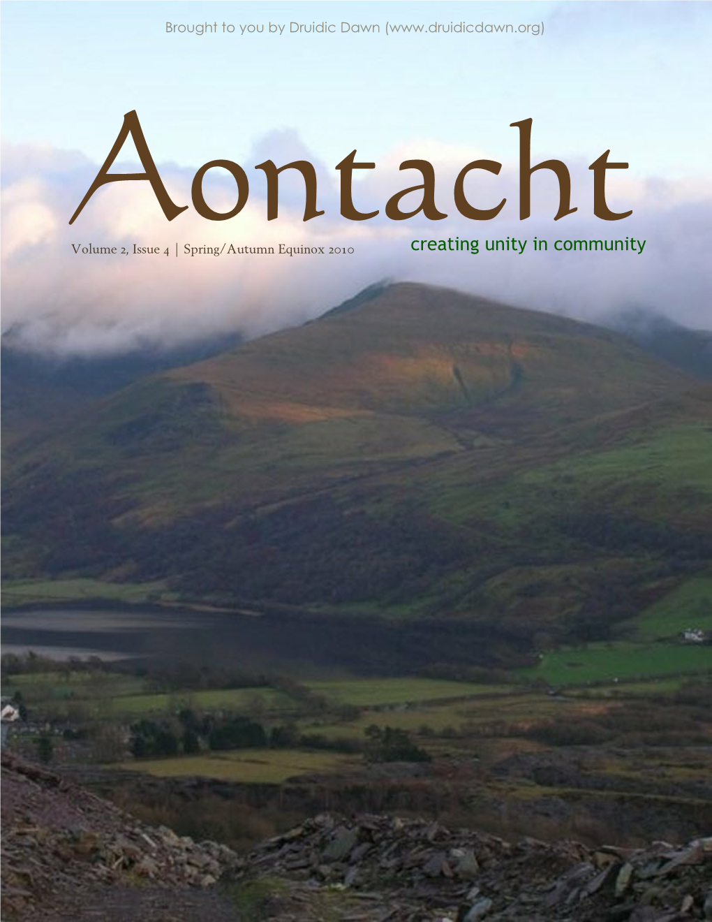 Aontacht Volume 2 Issue 4 Spring