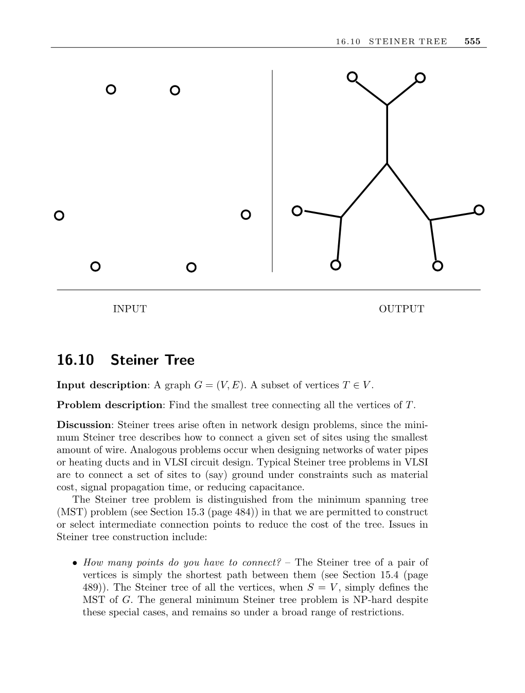 16.10 Steiner Tree 555