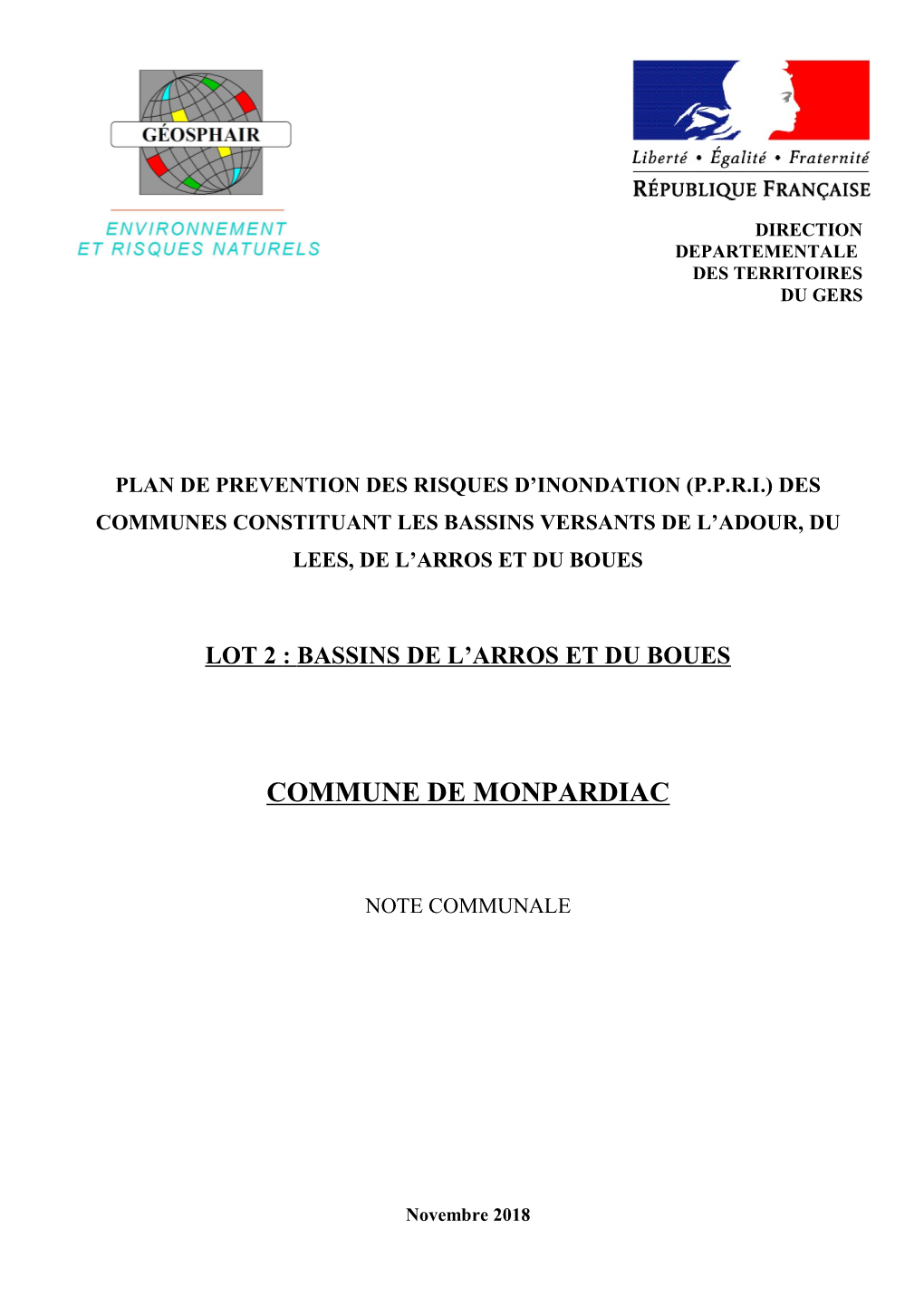 Note Communale De Monpardiac