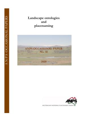 ANPS Occasional Paper No 10 1
