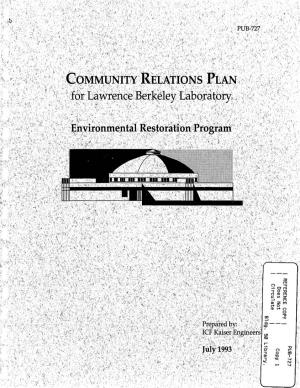 Lawrence Berkeley Laboratory