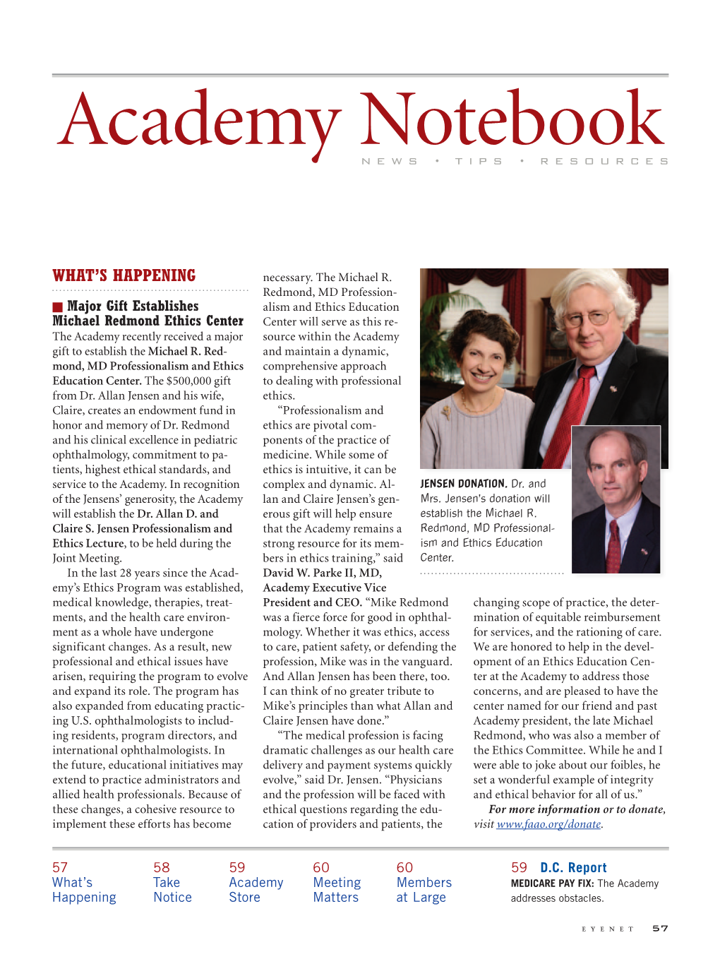 Academy Notebook News • Tips • Resources