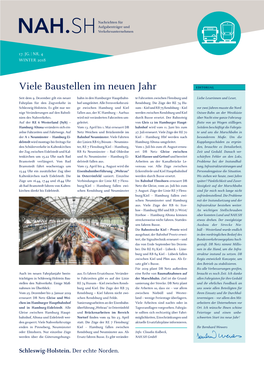 Viele Baustellen Im Neuen Jahr EDITORIAL