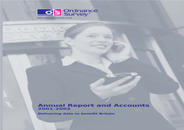 Ordnance Survey Annual Report and Accounts 2001-2002