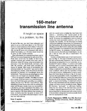 160-Hleter Transmission Line Antenna