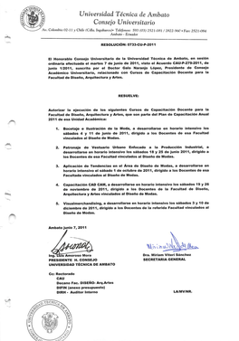 Consejo Universitario Av.Colombia 02'II Y Chile (Cdla