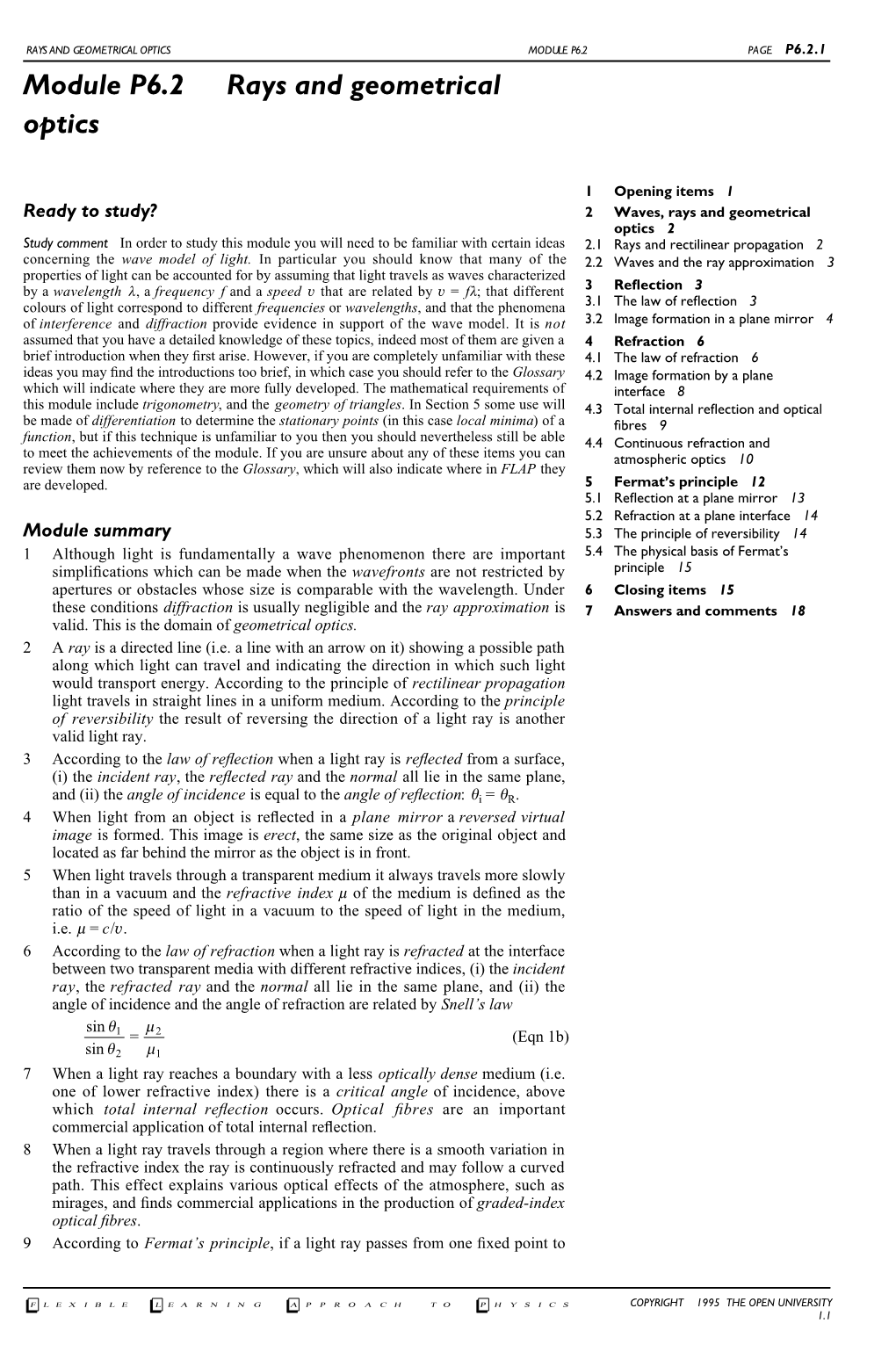 Flexible Learning Approach to Physics (FLAP)